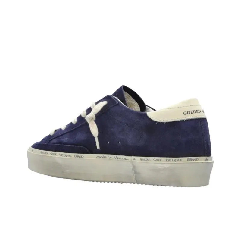 Golden Goose Hi Star Low-Top Skateboard Shoes Women's Blue-2