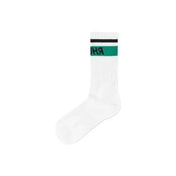 RHUDE Two Stripe Logo Sock 'White/Red/Black'