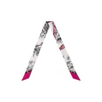GUCCI Silk Scarves Women's Fuchsia
