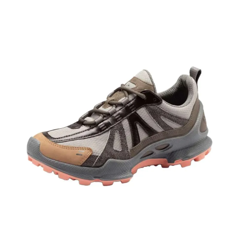 Ecco Biom C Trail 8 Abrasion Resistant Low Top Hiking Shoes Women's Light Brown-0