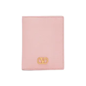 Valentino GARAVANI Leather Wallet Women's Pink