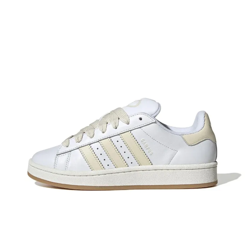 Adidas Originals CAMPUS 00s Anti Slip Wear Resistant Low Top Skateboard Shoes Women's White-0