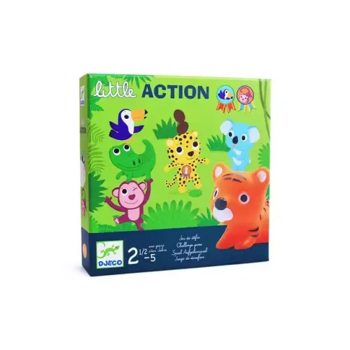 DJECO Animal Sports Multiplayer Card Set Educational Board Games