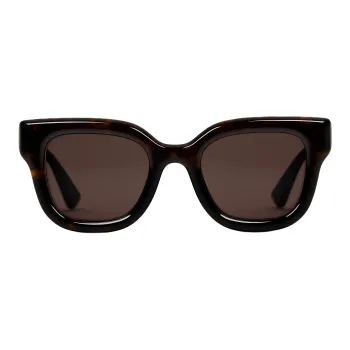 GUCCI Injection Molded Square Sunglasses Women's Tortoiseshell