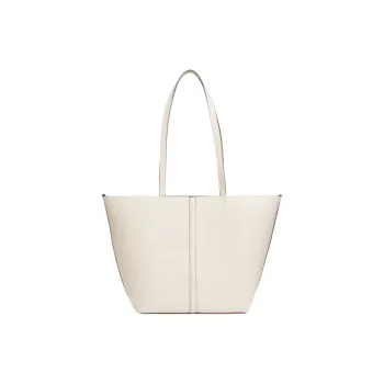 Vanessa Bruno Cow Leather Handbag, Shoulder Bag Trumpets Women's Ivory White