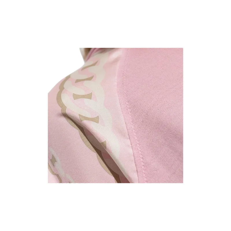 VERSACE Chain Printed Knitted Drawstring Hoodie-4