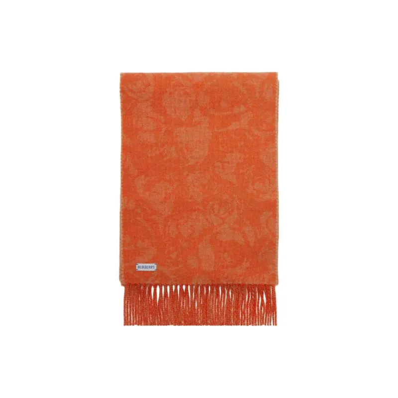Burberry Reversible Rose Cashmere Scarf-1