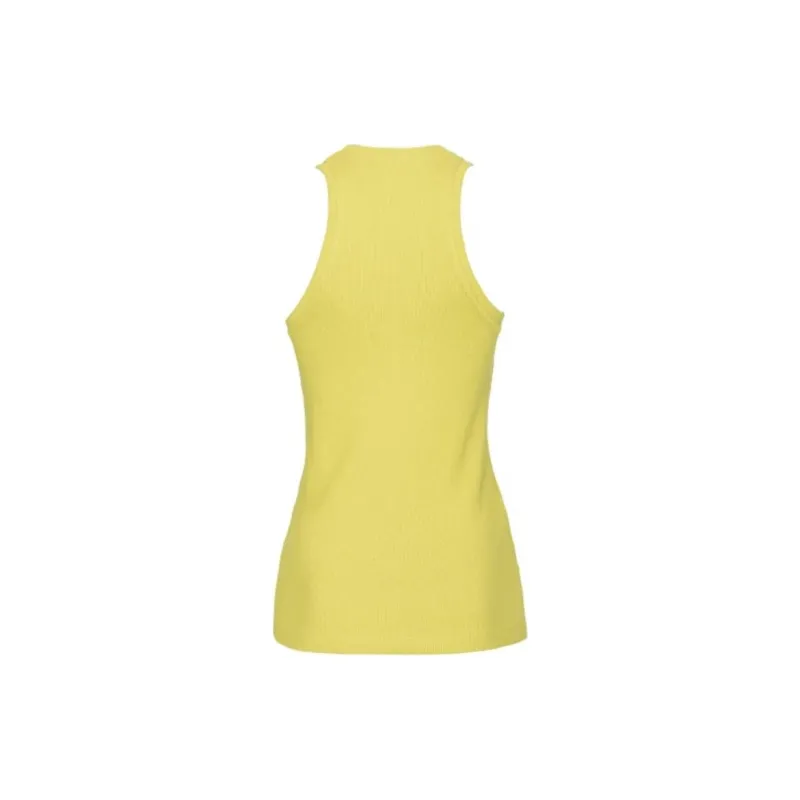 PINKO Logo Lettering Ribbed Vest-1