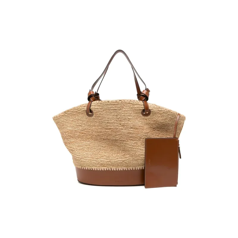 Staud Squillo Raffia Beach Bag-1