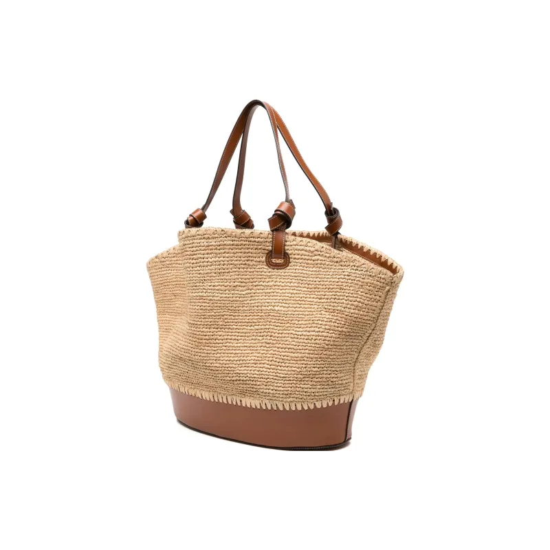 Staud Squillo Raffia Beach Bag-2