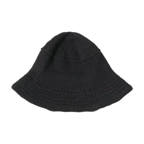 Beams Linen, Polyester Bucket Hats Women's Black