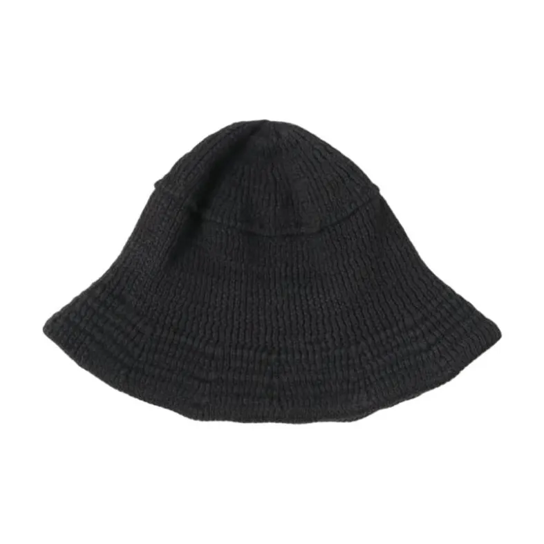 Beams Linen, Polyester Bucket Hats Women's Black-0