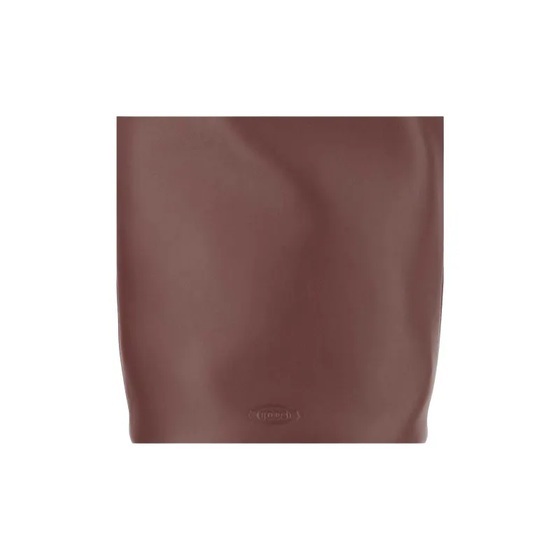 TOD'S Calfskin Bucket Bags Crossbody Bag Shoulder Bag Small Size Women's Brown-3