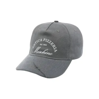 MOSCHINO Logo Printed Curved Peak Cap