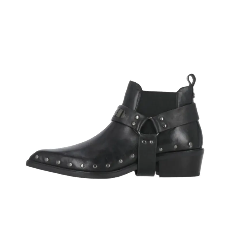 CULT GAIA Short Chelsea Boots Women's Black-0