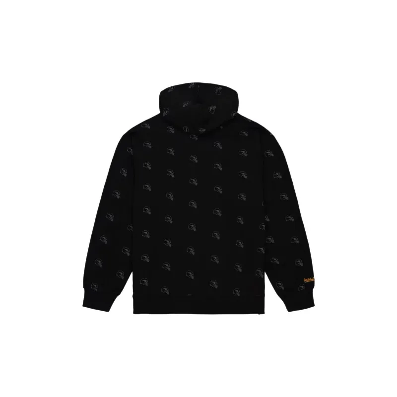 Mitchell & Ness Minnesota Vikings Allover Print Sweatshirt Men's Black-1
