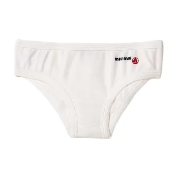 MIU MIU x PETIT BATEAU SS25 Underpants Women's White
