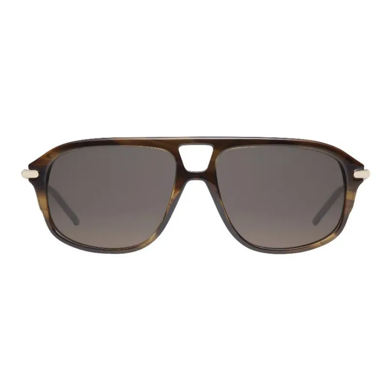 Givenchy Acetate Metal Aviator Sunglasses Men's Tortoiseshell-1