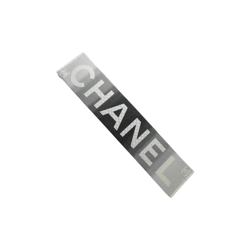 CHANEL Cashmere Shawls Women's Gray-1