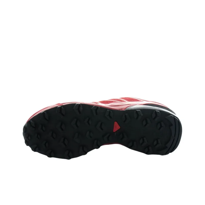 SALOMON Speedcross Vario Flea Anti Slip Wear Resistant Low Top Casual Running Shoes Men's Red-3