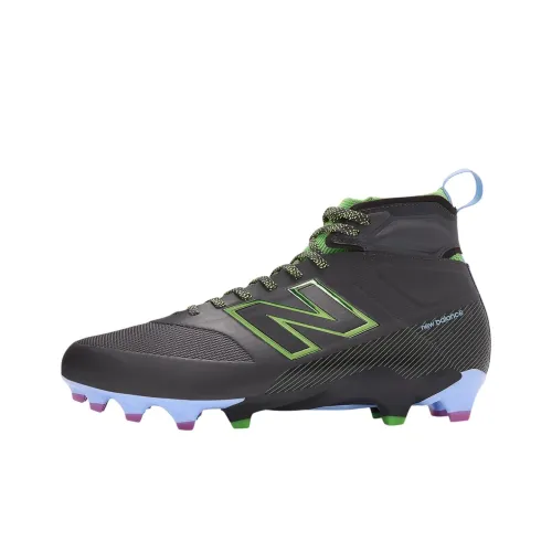 New Balance Fortress Anti-Slip Wear-Resistant Soccer Shoes Unisex Black