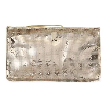 Paco Rabanne Brass Clutch Women's Gold