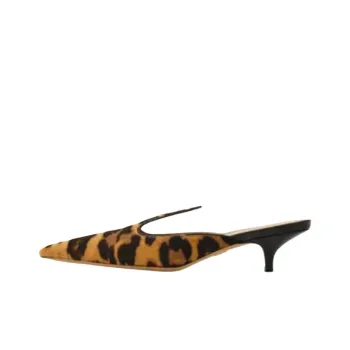 FERRAGAMO Odor Resistant Closed Toe Slippers Women's Brown Black
