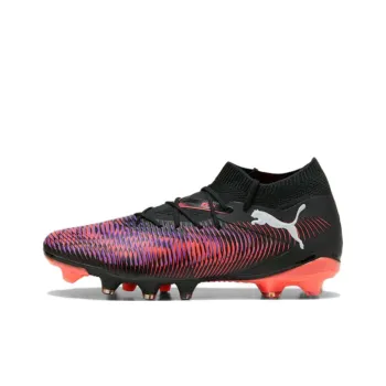 PUMA FUTURE 8 AG Short Rubber Studs FG Long Rubber Studs Anti Slip Wear Resistant Soccer Shoes Women's Purple