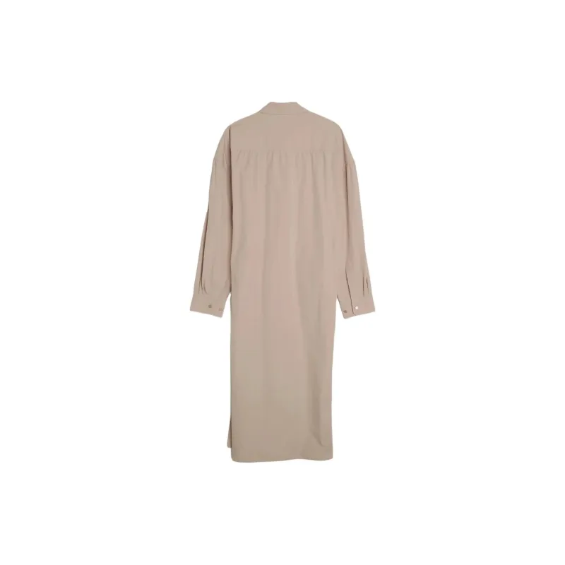 Lemaire Straight Collar Twisted Dress 'Violet Ice'-1