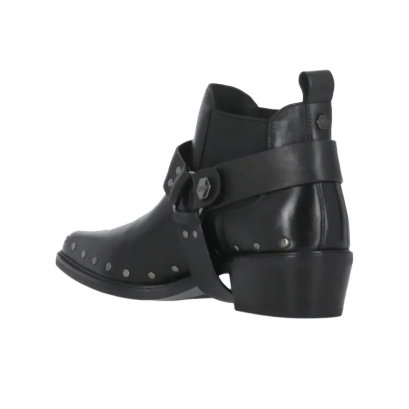 CULT GAIA Short Chelsea Boots Women's Black-3
