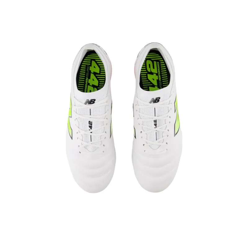 New Balance 442 Elite Fg V2 White Energy Red Hi Lite-3