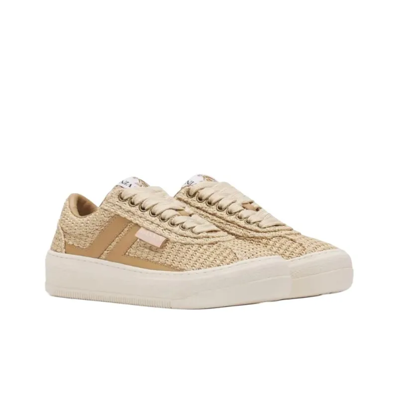 Lanvin Cash Skateboard Shoes Unisex Brown-2