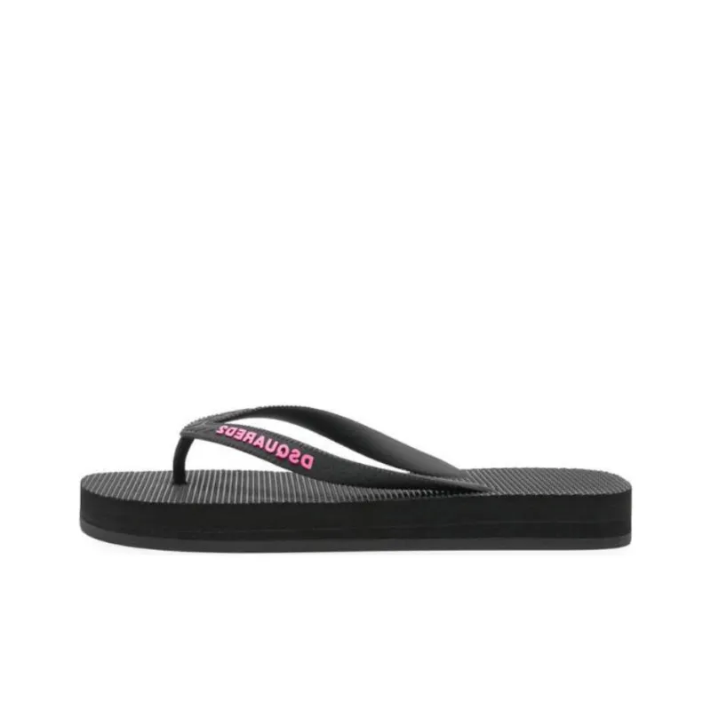 DSQUARED 2 Logo Detailed Flip Flops-0