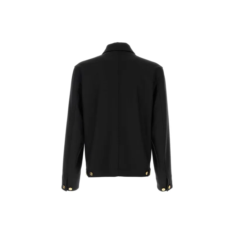 VERSACE Medusa Plaque Button Up Jacket-1