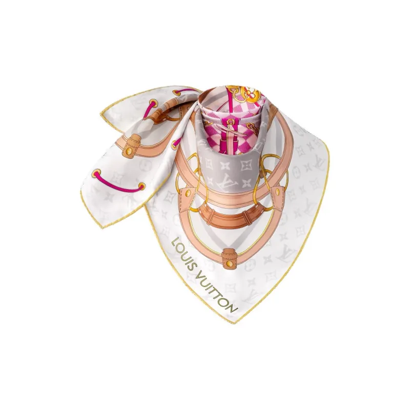 LOUIS VUITTON M96124 Flower And Straps Square 90-1