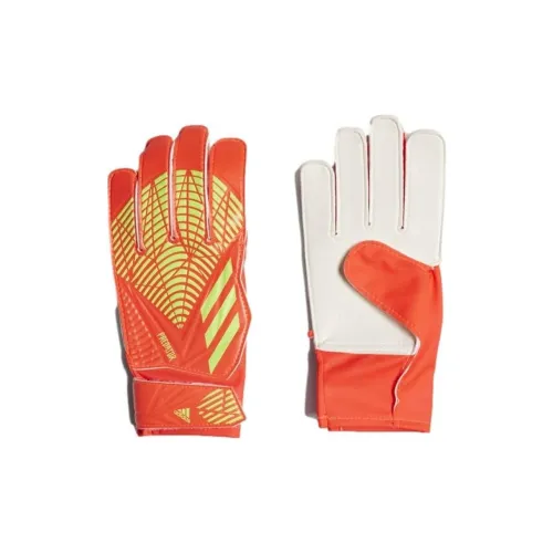 Adidas Polyurethane, Polyester, Soft Grip Rubber Sports Gloves Kids' Orange