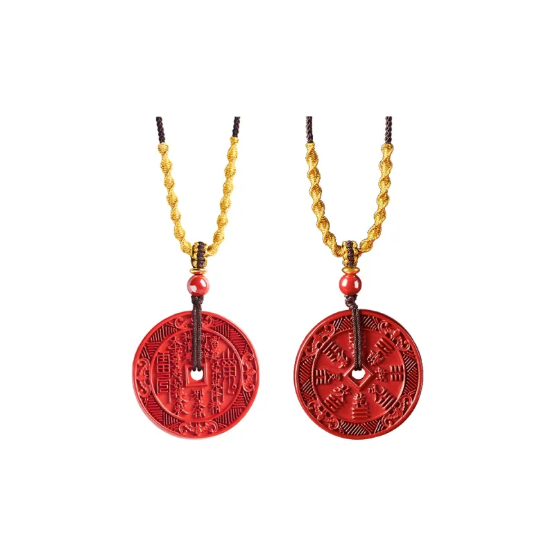 AGOVSKI Reconstructed Cinnabar Necklaces Unisex-0