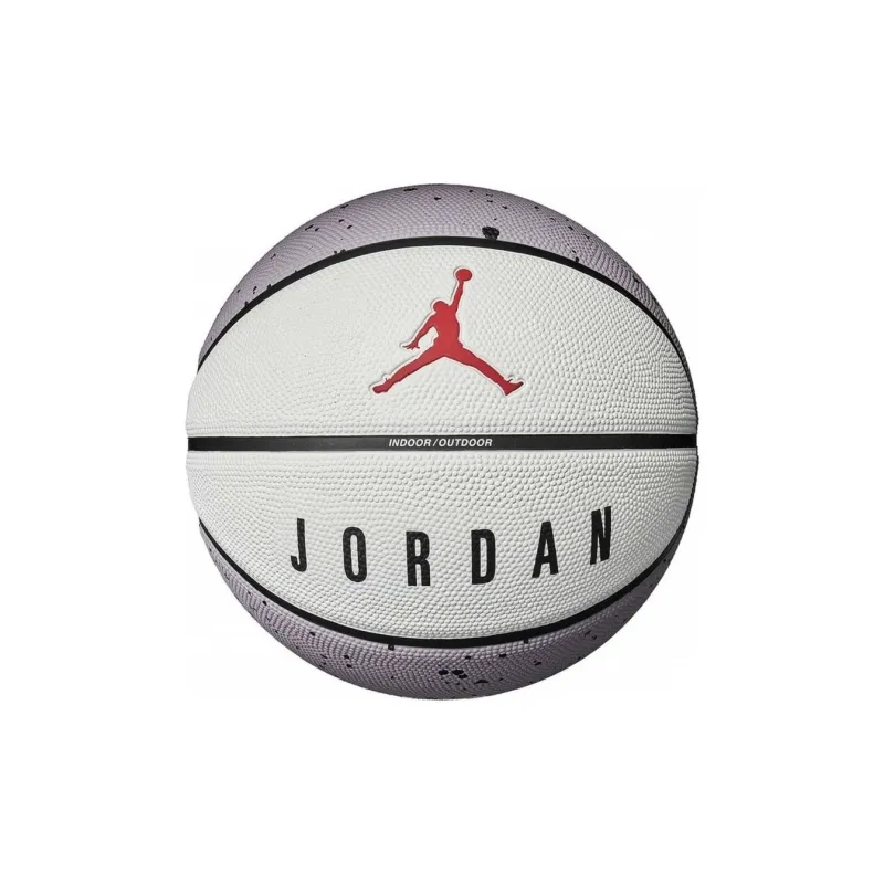 Jordan Rubber Basketball White Gray Size 7.5 Training Unisex-0
