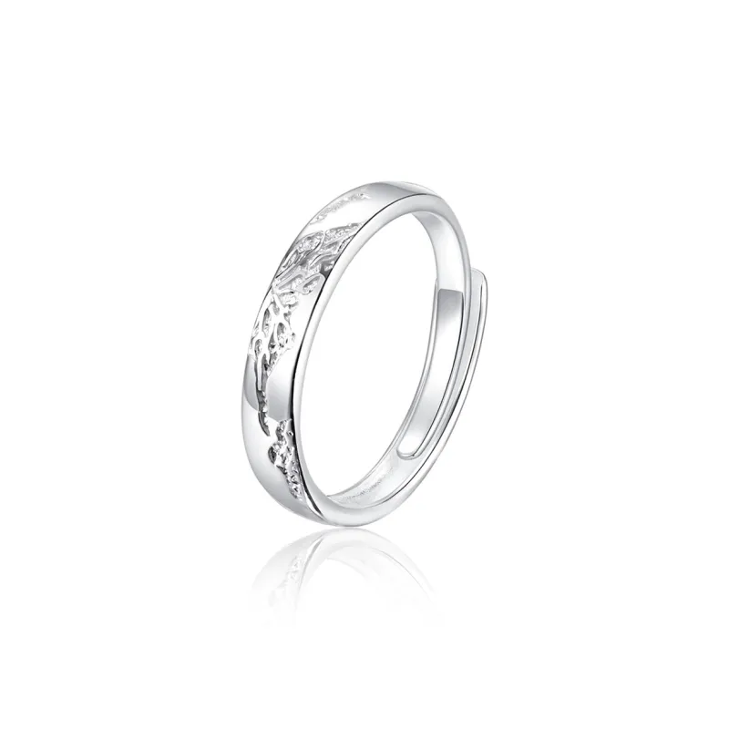 FOREVER MELODY 999 Fine Silver Rings Unisex-2
