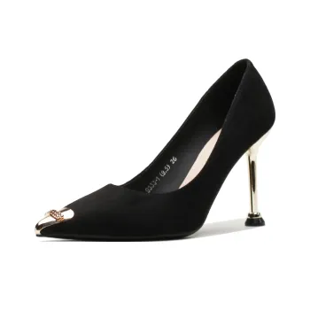 QITUMAUL High Heels Women's Gold