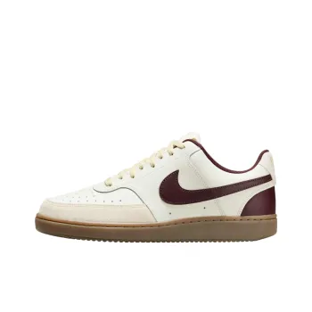 Nike Court Vision Anti Slip Wear Resistant Low Top Skateboard Shoes Men's Ecru