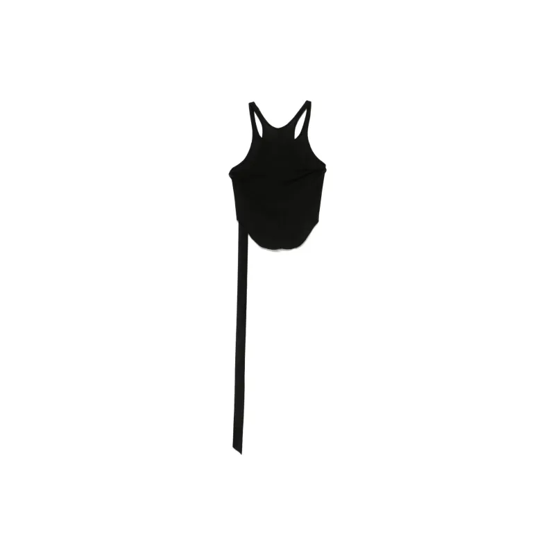 Rick Owens DRKSHDW Racerback Cropped Tank Top-1