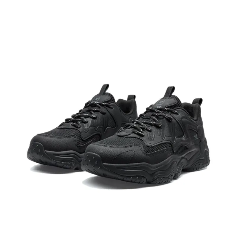 XTEP Nomadic Abrasion-Resistant Slip-Resistant Low-Top Casual Shoes Men's Black-2
