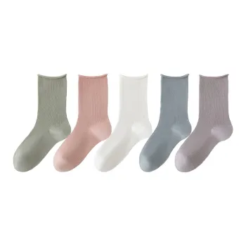 MIIOW Mid Calf Socks Women's 2 Pack