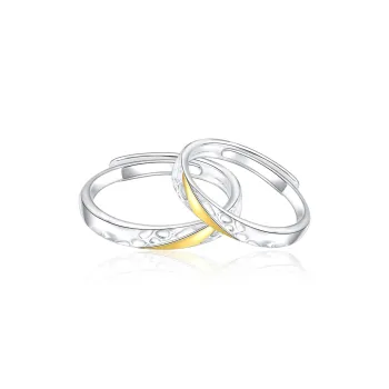 FOREVER MELODY 999 Fine Silver Rings Unisex