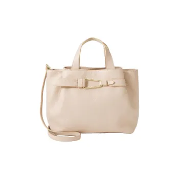 COCCINELLE Leather Tote Bag, Shopping Bag, Shoulder Bag, Crossbody Bag, Handbag Women's Rose Pink