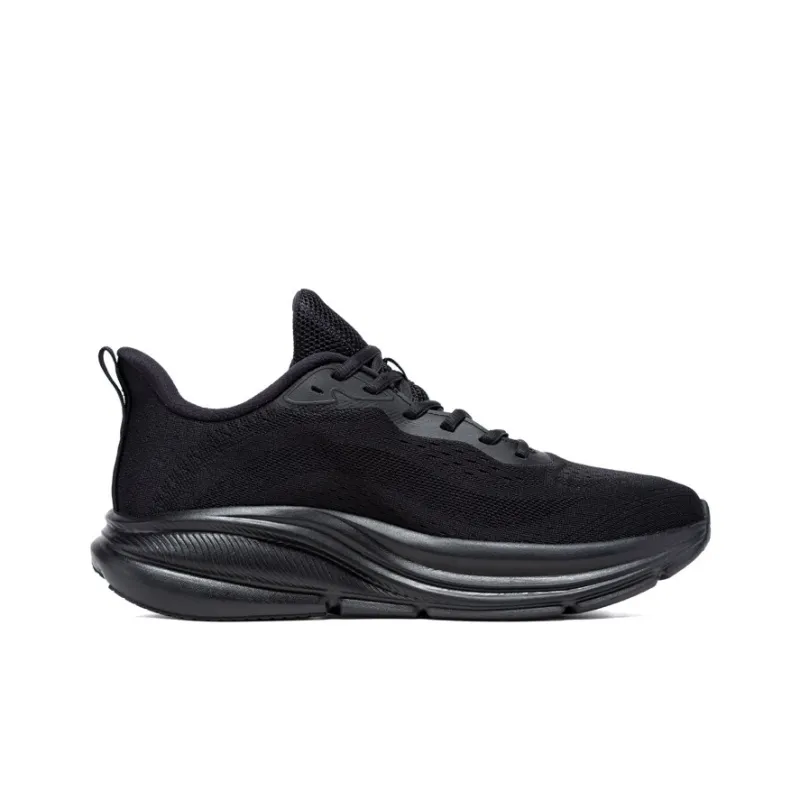 361° Breathable And Wear resistant Low Top Sprint Running Shoes Men's Black-1
