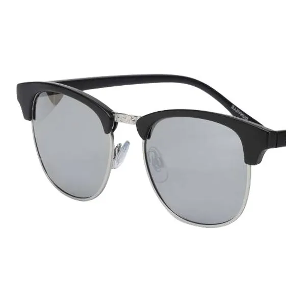 Vans Polycarbonate Copper-Nickel Alloy Round Sunglasses Unisex Black-1
