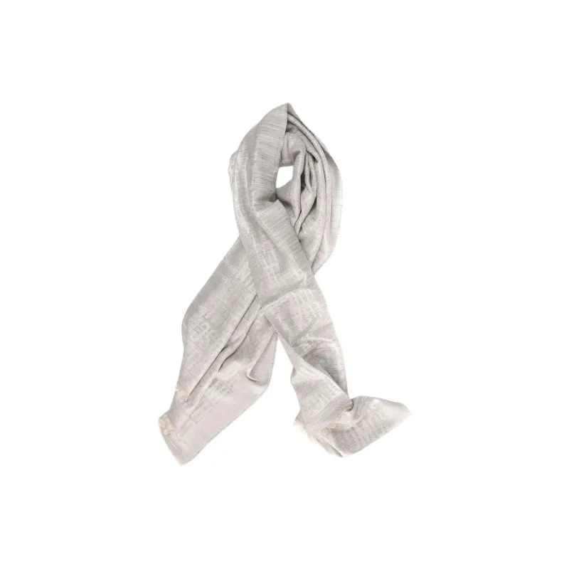 MOSCHINO Knit Scarves Women's Gray-3