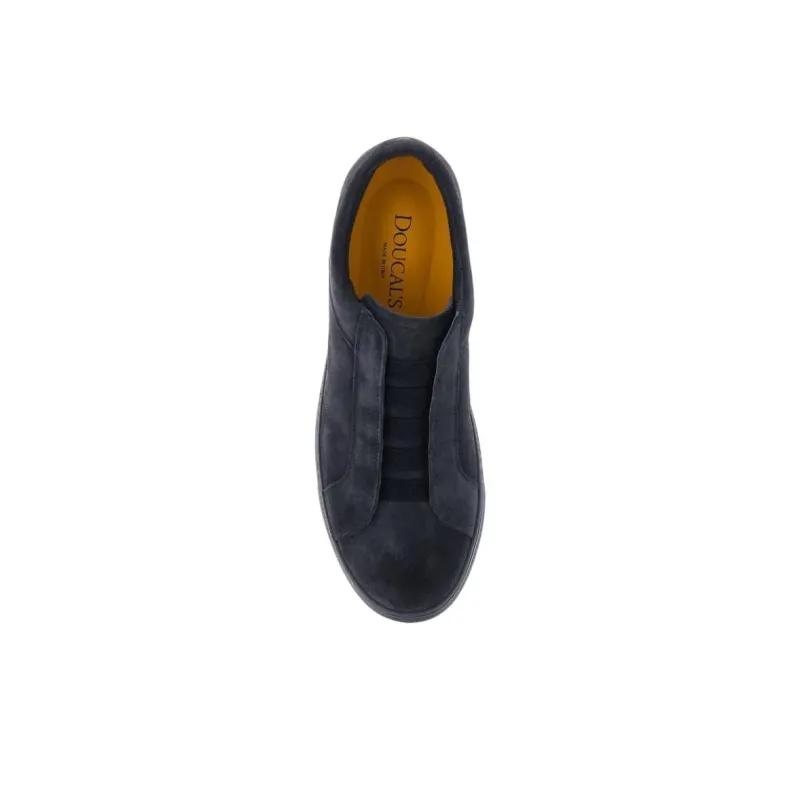 DOUCAL'S Low Top Skateboard Shoes Men's Blue-4